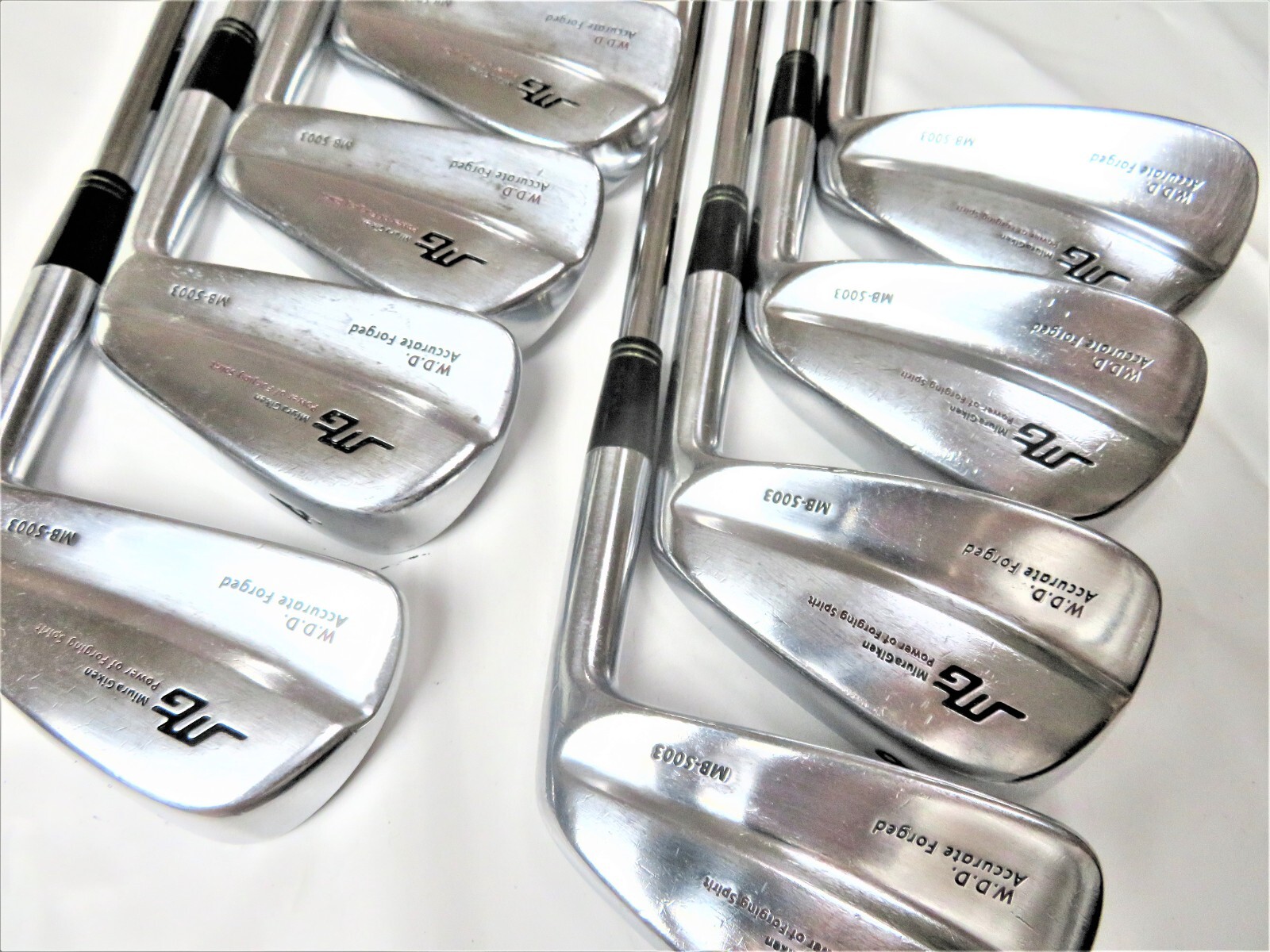 MIURA GIKEN CB-2003 10pcs Iron Set 3-9/PAS Flex-S No Head Cover