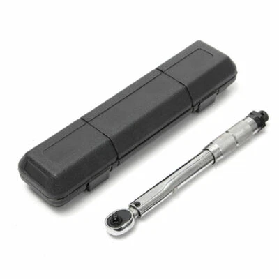 Adjustable Torque Wrench 5-25Nm 1/4" Square Drive Click Hand Ratchet f. Bike Car