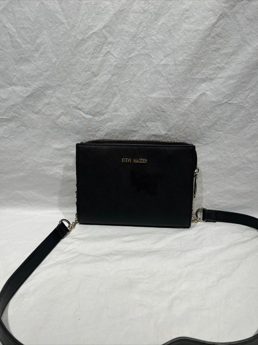 Steve madden online black crossbody bag
