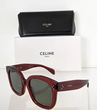 Brand New Authentic Celine Cl 4002 Eyeglasses 69N CL4002UN Burgundy 54mm