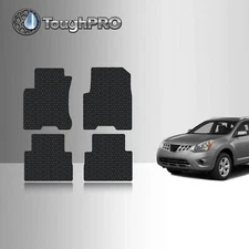 ToughPRO Floor Mats Black For Nissan Rogue All Weather Custom Fit 2008-2013