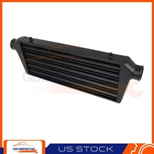 Turbo Intercooler Fmic Front Mount 27.675"X8.5"X2.75" Tube&Fin 2.5"OD Black
