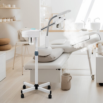 2IN1 Facial Steamer 5x Magnifying Lamp Hot Ozone Beauty Salon Spa