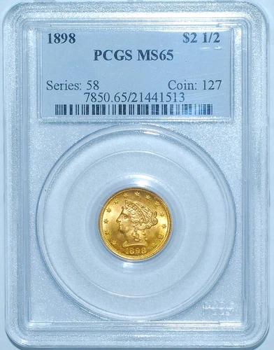 1898-P Liberty Quarter Eagle — photo from the most recent tracked eBay sale