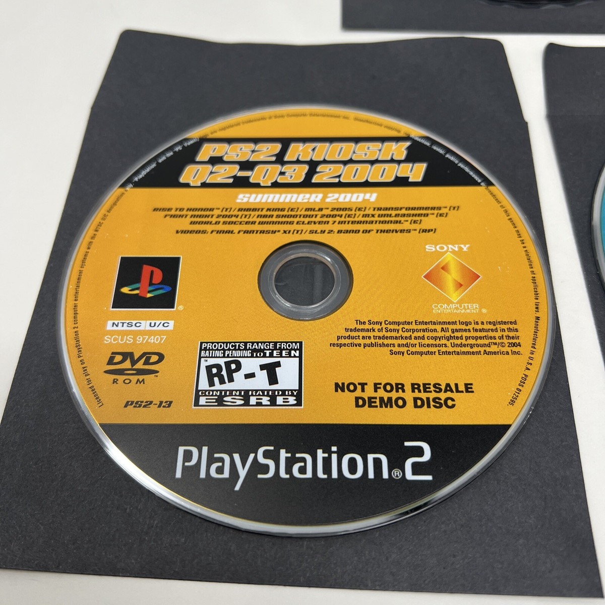 Sony PlayStation PS2 Kiosk Demo Disc Lot Q1-Q2 05 Q2-Q3 04 & 05