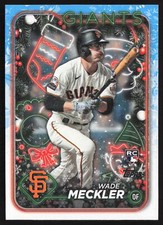 2024 Topps Holiday Wade Meckler #H16 Rookie RC San Francisco Giants