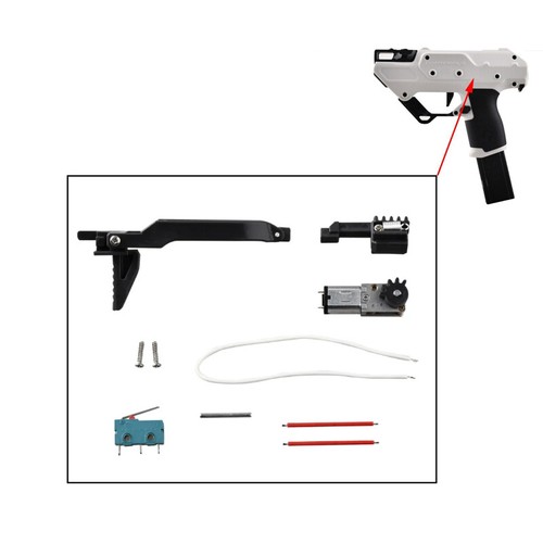 Workermod FULL AUTO Pusher Kit for Nightingale Blaster Darts toy - Picture 2 of 7