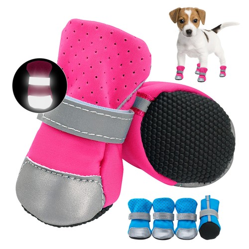 Waterproof Dog Rain Shoes Dog Shoes Dog Boots Anti Skid Rubber Paw Protectors eBay