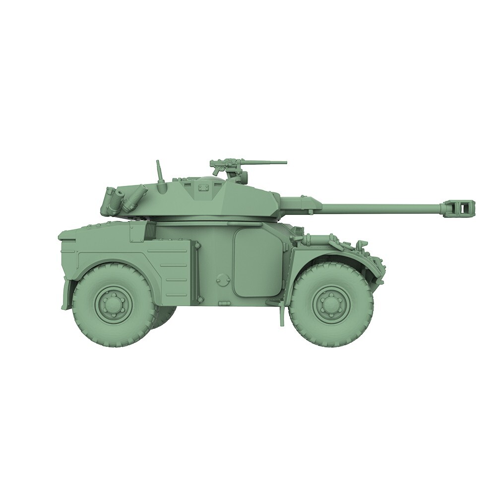 MRY-SFW – Maquette Non Peinte 1/220 Char Israélien AML-90 Blindé, Résine 3D, Kit Difficile