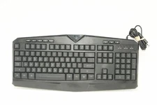 PC232A Black RGB Backlit Wired Ergonomic Silent Keys Multimedia Gaming Keyboard