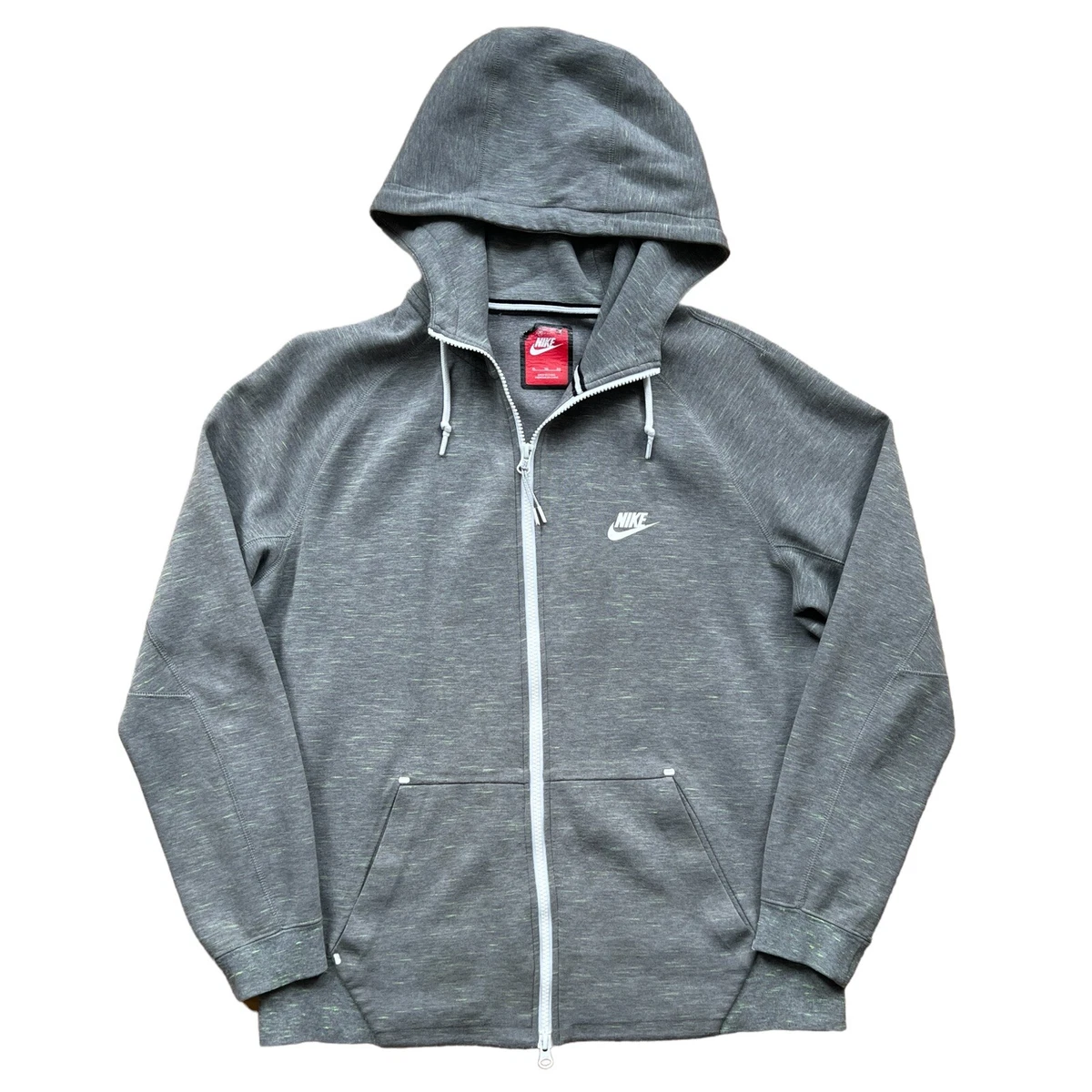 Nike grey sales and green tracksuit