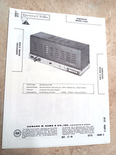 Original SAMS PHOTOFACT 512-12 SHERWOOD S-360 - Mono Block AUDIO AMP 7189