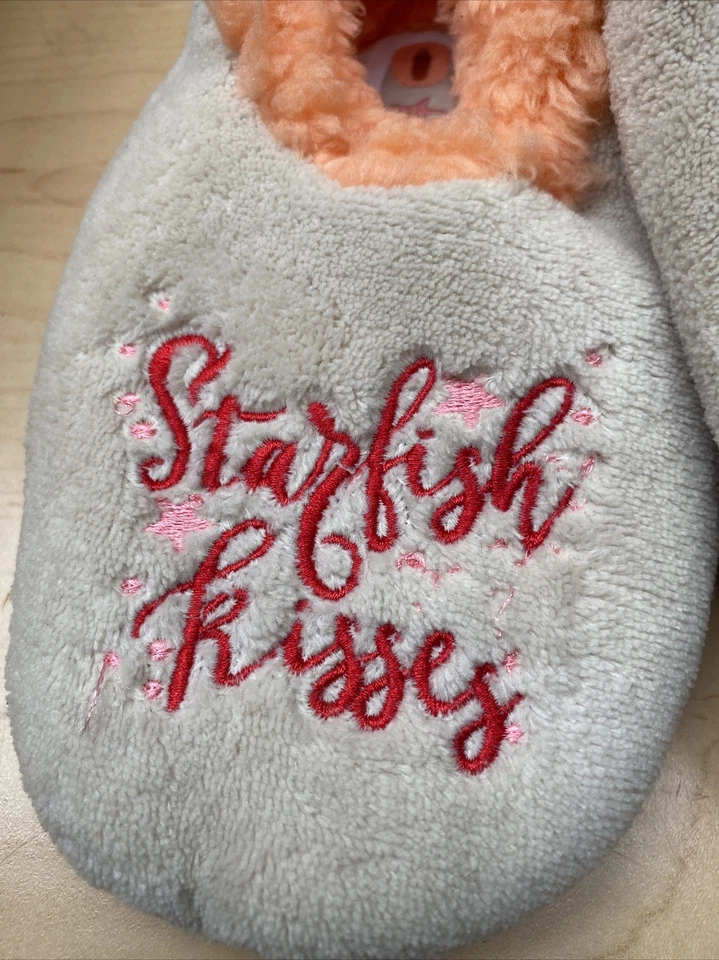 Zapatillas Snoozies STARFISH KISSES para mujer talla grande 9/10 nuevas con etiquetas Foto 2 de 4