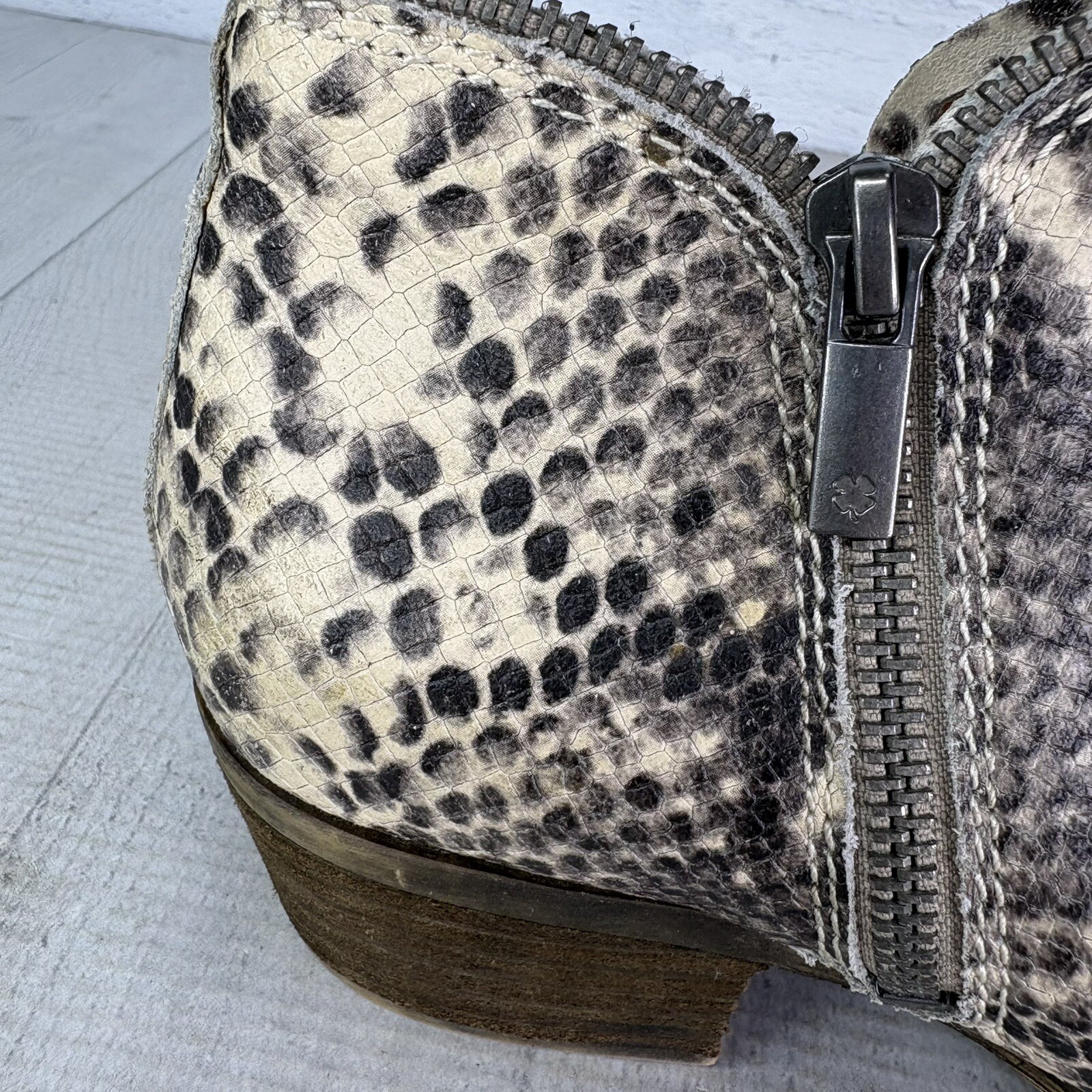 Lucky Brand  BARTALINO Python Snake Double Zip Bo… - image 14