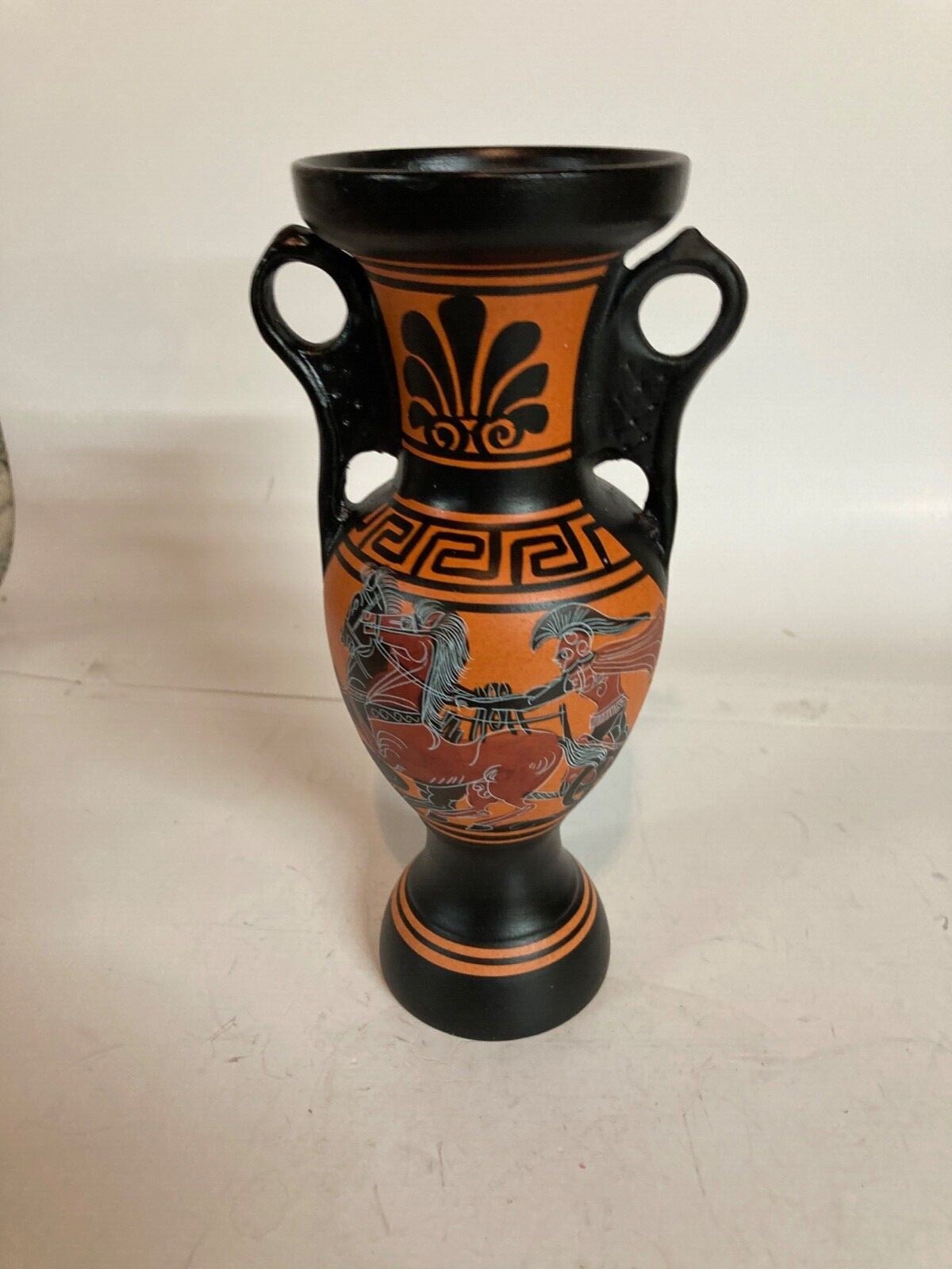 Vintage Teracotta Vase Made in Greece for Delta Inc Black eBay