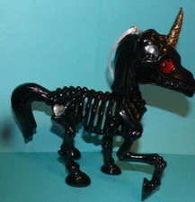 BLACK Unicorn Extra Large SKELETON Figurine Artesian Ornament Unique BOGO