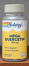Solaray Mega Quercetin 600 mg 60 Capsules 600mg 60 VegCaps