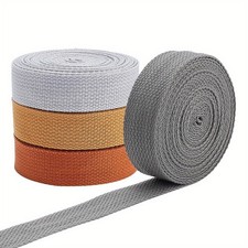 1set 4 rolls 4 colors Flat Polyester Cord/ Webbing Garment Sewing Accessories