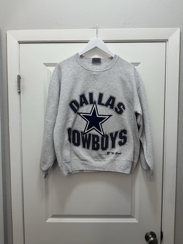 Vintage 1994 The Game Dallas Cowboys NFL Sweatshirt Light Grey Men’s Size Large