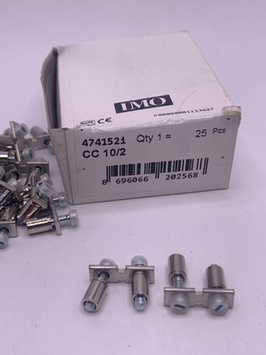 IMO CC10/2 Din Terminal Block, Isolated Jumper Bar, 2-Pole, Box of 25, NEW