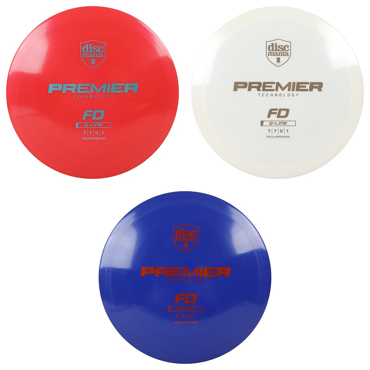 Discmania Disc Golf Premier Q-Line FD Fairway Driver 7/7/0/1