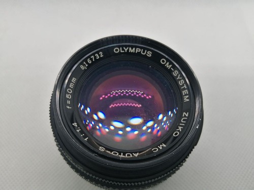 OLYMPUS OM Mount Lens 50MM: 1.4 Junk Used