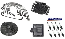 OEM Tune Up Set Cap Rotor Coil & Plug Wires For 1996-2002 Chevy GMC 5.0L 5.7L V8