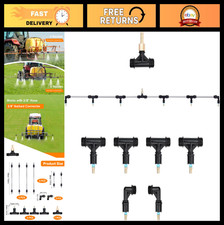 6-Nozzle Metal Boom Wand 7.5ft for ATV Spraye...