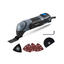 Hammerhead 2.2-Amp Oscillating Multi-Tool with 1pc Flush Cut Blade, 1pc Semic...