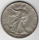 1945 P WALKING LIBERTY HALF-DOLLAR 90% SILVER PENSILVANIA.50¢ UNITED STATES