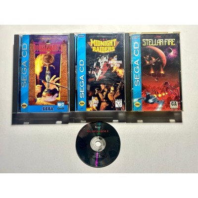 Sega CD bundle Video Game lot Works! Doubleswitch stellar fire