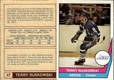 1977-78 O-Pee-Chee SET BREAK WHA #37 Terry Ruskowski NMMT