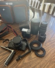 Konica Autoreflex TC 35mm SLR Auto Exposure w/ Lenses, Case, Strap, Filter