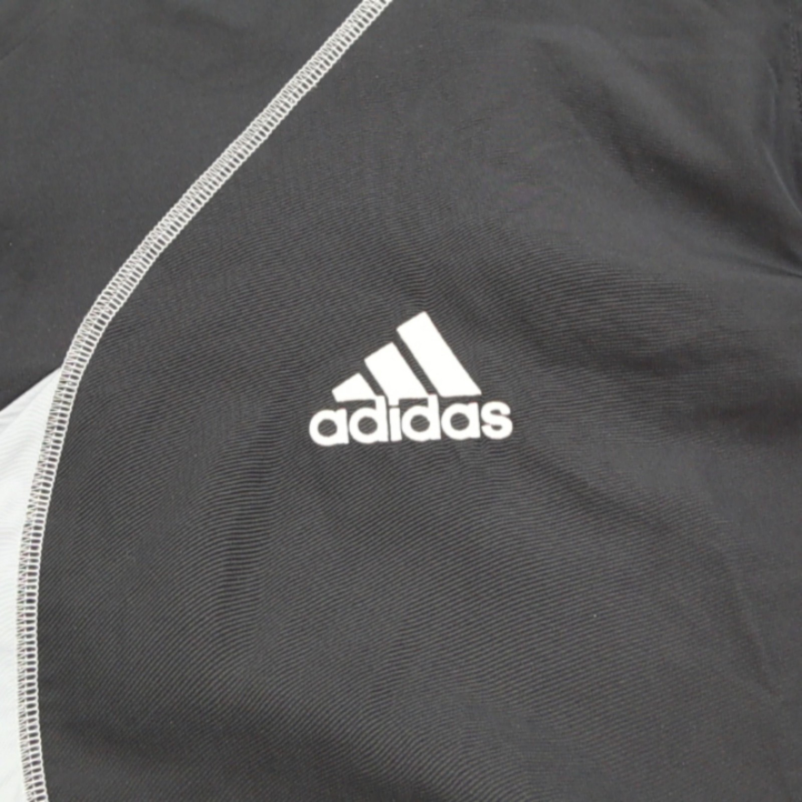 Adidas Men's Black Polyester Climaproof Panelled Windbreaker Jacket Size 2XL thumbnail 4