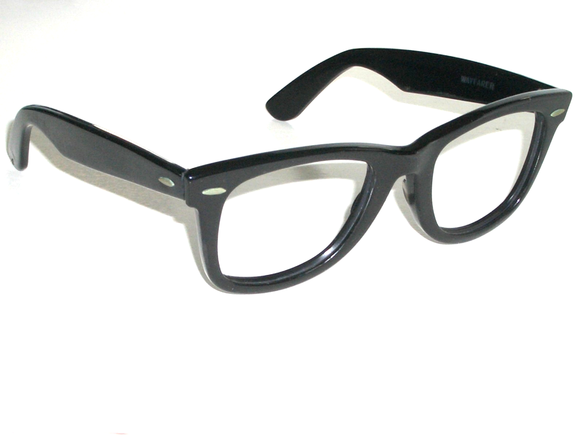 ビンテージ　　USA製　B&L Ray-Ban WAYFARER L2008 VINTAGE B&L RAY BAN L2008 THICK SHINY BLACK 5022 EYEGLASS