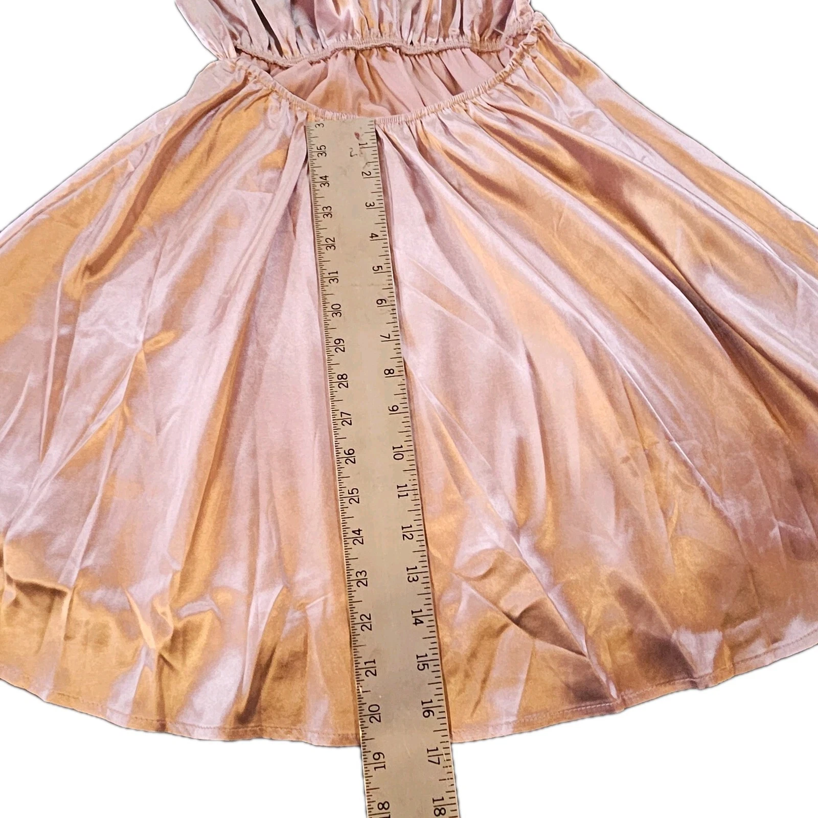 VALENTINO Abito donna tg m A Line scollo a V senza maniche corto mini blush convertibile