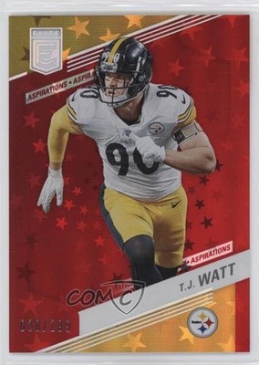 2023 Panini Donruss Elite Aspirations Stars 38/299 TJ Watt #91 2s2