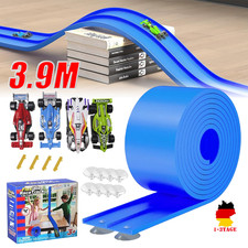 Flexible Autorennbahn, 3.9M,  mit 4 Autos und Saugnäpfen für Kinder ab 3 Jahren,