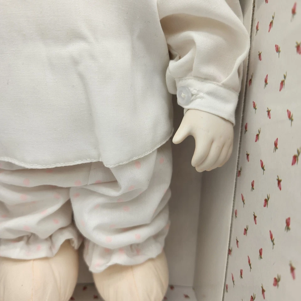 Precious Moments Angie The Angel Of Mercy Nurse 13" Porcelain/Plush Doll w/Stand - Image 4 of 4