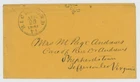 Mr Fancy Cancel CSA STAMPLESS COVER ITALIC PAID 5 Cts RICHMOND 1861 CSA$100