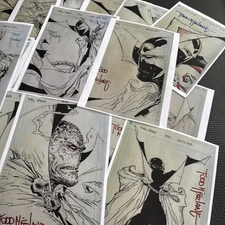 KING SPAWN 50 - Sketches Lot Of 49 Sketch Replicas Upgraded To 11x17 Prints