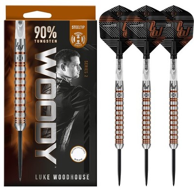 Dartpfeile Harrows Woody Luke Woodhouse 2 90% Steel Darts Steeldart Set Steeltip