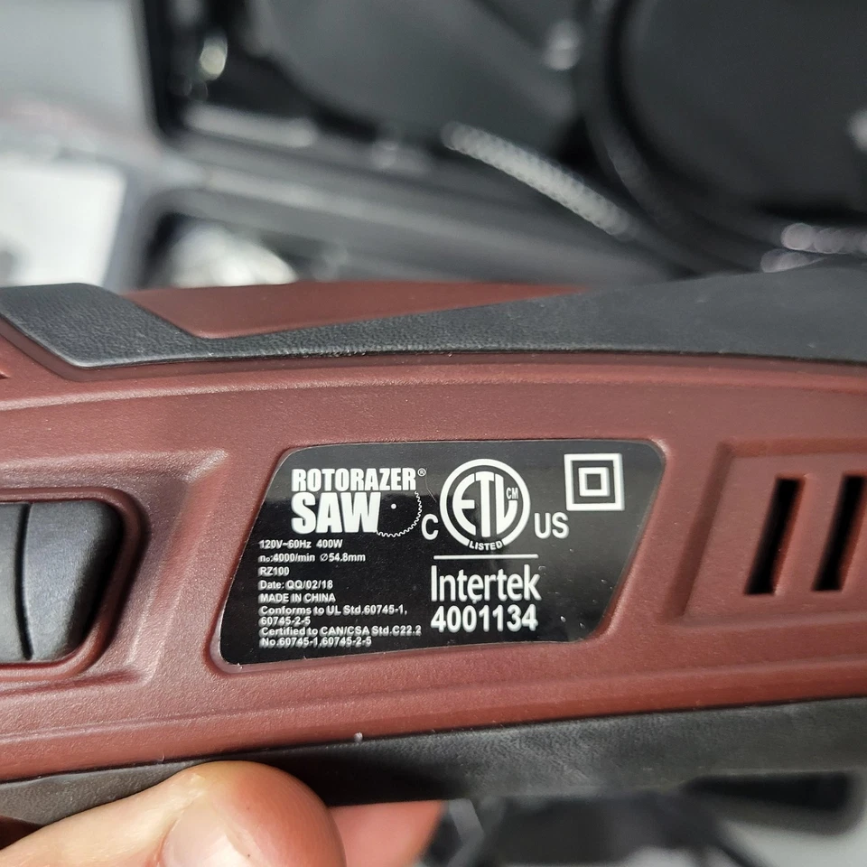 Rotorazer Saw Compact Circular Saw Kit 400W with Case Blades Dust Hose Manual - Image 2 of 3