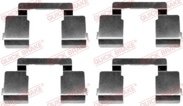 Quick Brake ZubehöRsatz, Scheibenbremsbelag 109-1609 FüR Renault-image