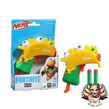 Image of NEW Hasbro Nerf MicroShots Fortnite Guaco Mini Blaster Inspired by Guaco Skin