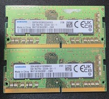 Samsung 16GB Kit 2x8GB DDR4 3200MHz SO-DIMM Laptop RAM M471A1K43EB1-CWE