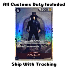 ONE PIECE TCG JAPANESE CARD PILLARS OF STRENGTH Rob Lucci OP03-092 SR Super Rare