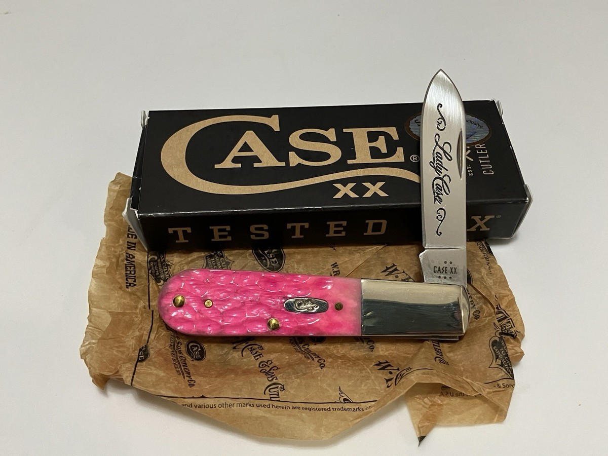 Case Pocket Knife Lady Case 22926 Bubba Gum Pink Bone Barlow