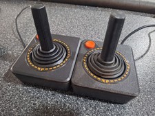 Lote 2 controladores joysticks ATARI 2600 1977 Heavy Sixer CX10 PROBADO FUNCIONANDO
