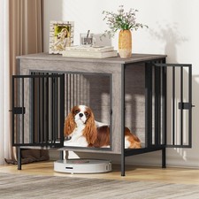 Dog Crate Furniture 1/2 Dogs Heavy Duty Single/Double Dog Crates